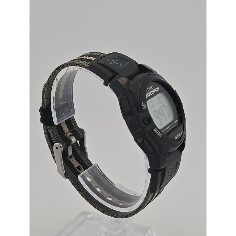 Timex T49661, Women's "Expedition" Chronograph Watch, Alarm, Indiglo NEW BATTERY